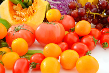 新鮮な野菜と果物