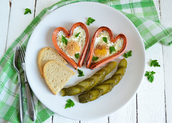 romantic breakfast for two