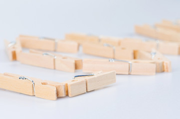 Group of Wooden Pins