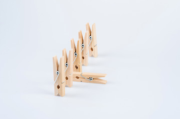 Group of Clothes Pins