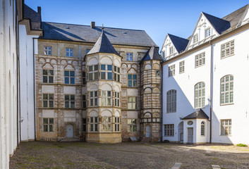 Fototapeta na wymiar Schloss Gottorf - Innenhof des Schlosses