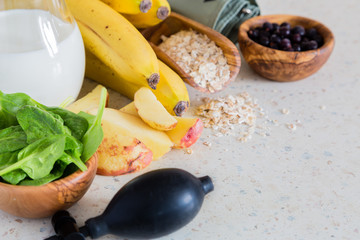 Selection of food that is good fot hypertension