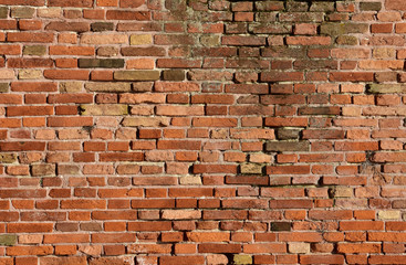 Red brick from Verona medieval Scaliger bridge