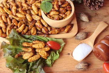 Silkworm pupae