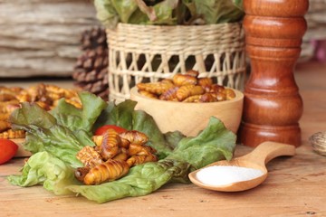 Silkworm pupae
