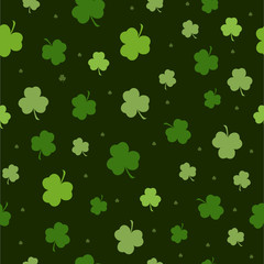 Set of St. Patrick's Day Seamless Patterns Perfect for wallpapers, pattern fills, web backgrounds, greeting cards