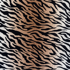texture of print fabric striped zebra