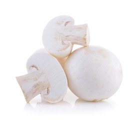 Fototapeta na wymiar Champignon mushroom isolated on white background