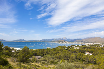 Fototapeta na wymiar Palma de Mallorca landscape, Spain
