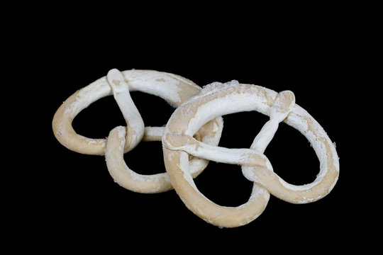 Gefrorene Brezel-Teiglinge
