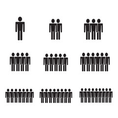 Population People Icon Illustration design