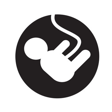 pregnant woman icon Illustration design
