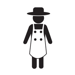 Farmer Icon Illustration design