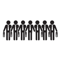 Businessman People Icon Illustration design