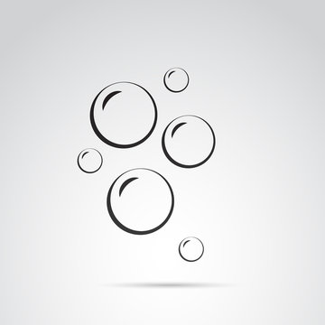 Bubble Vector Icon.