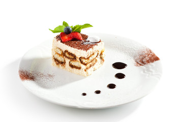 Tiramisu Dessert with Berries