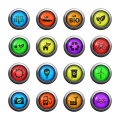 Alternative energy simply icons