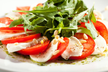 Caprese with Rocket Salad