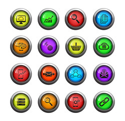 Data analytic simply icons