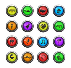 Independence day simply icons