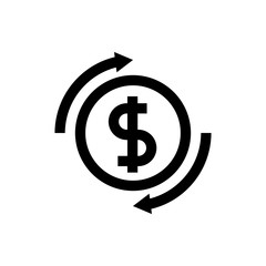 Money, exchange line icon