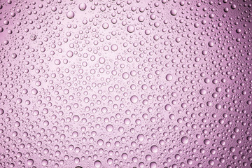 Water drops on glass surface texture.