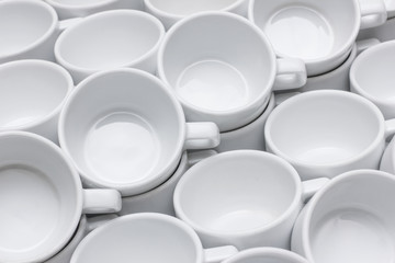 Coffee cups background.