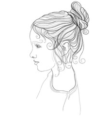 Portrait of an attractive girl