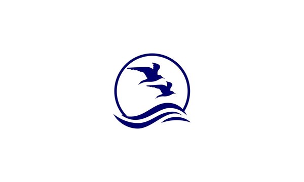  wave with gulls logo