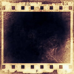 Naklejka premium grunge film strip background