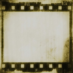 Naklejka premium grunge film strip background