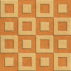 3D wall decorative tiles - Decorative paneling pattern - seamless background