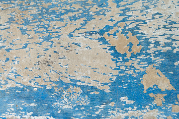 Old style vintage wall background blue