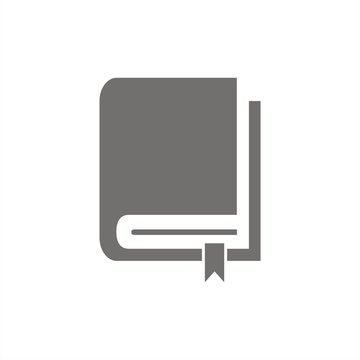 Icono de un libro cerrado. Ilustraci&oacute;n vectorial aislada