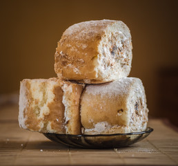 delicious fresh pastries in assortment