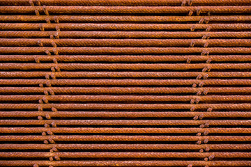 Rusty metal building materials