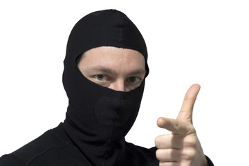 123 - man with balaclava
