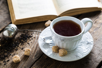 A cup of tea in the old style