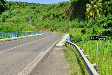  Martinique, picturesque city of Le Lorrain in West Indies