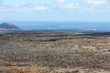 Timanfaya National Park in Lanzarote, Canary Islands, Spain