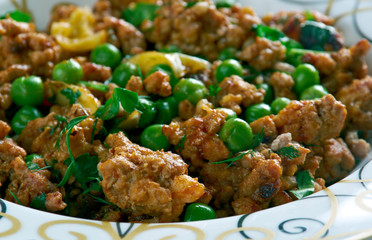 Keema Matar meat dish