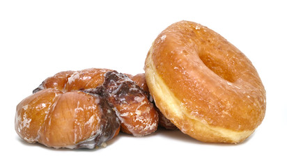 Donut Pastries Isolated on White