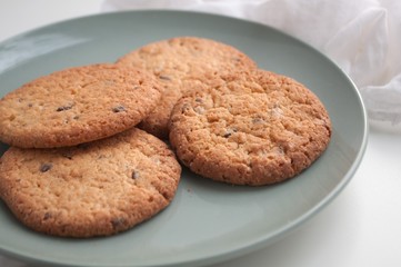 Cookies on a plate