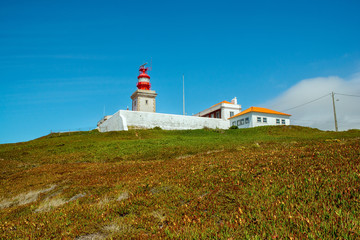 Fototapeta na wymiar Lighthouse, Cabo da Roca, Portugal