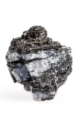 coal pyrite isolated on white
