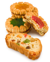 image of  tasty cookies close-up