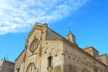 Fototapeta na wymiar Matera the city of Sassi and its basilica - Basilicata Italy 179