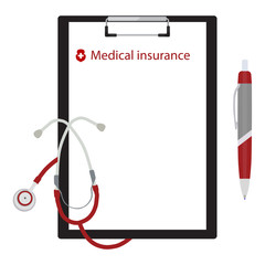 Medical insurance concept