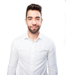 Fototapeta premium cool young man smiling
