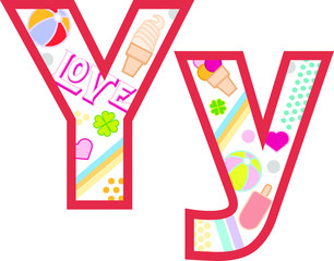 Lato Y, alfabet, lato © felicytka